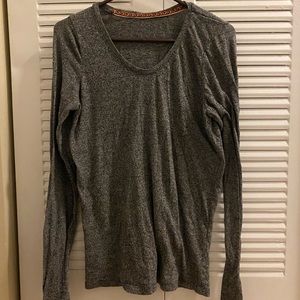 Gray knit long sleeve